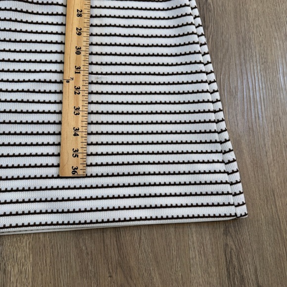 Vintage David Crystal Knit Dress‎ Gold Button Striped Short Sleeve Size Small? - Picture 5 of 9